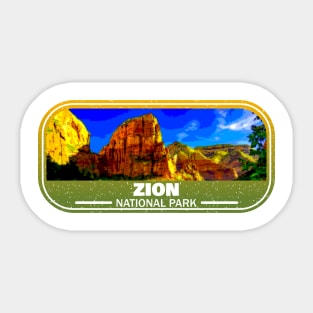 Zion National Park, America Sticker